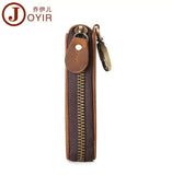 Genuine Leather Car Key Case Retro Style Crazy Horse Leather