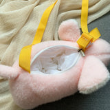 Furry Women's Messenger Bag Mouse Shoulder Bag Winter Girl Bag