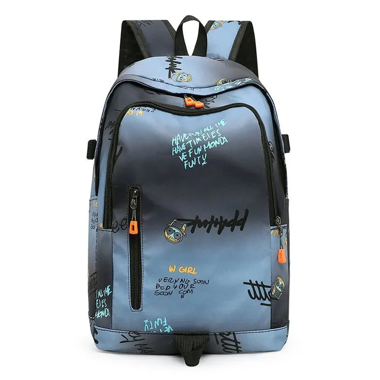 Graffiti Student Backpack Rucksack Girls School Bag High Capacity Women Backpack