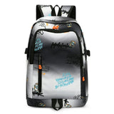 Graffiti Student Backpack Rucksack Girls School Bag High Capacity Women Backpack