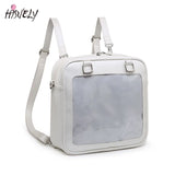 Square PU Shoulder Bag Women's Casual Messenger Bag