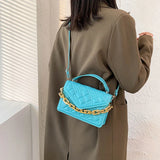 Lady Rhombic Line Shoulder Bag Famous Woman Handbag Messenger B139