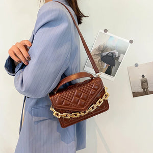 Lady Rhombic Line Shoulder Bag Famous Woman Handbag Messenger B139