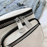 Flap Crossbody Bags For Women Solid Shoulder Messenger Bag Large Purse