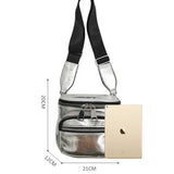 Flap Crossbody Bags For Women Solid Shoulder Messenger Bag Large Purse