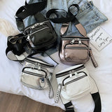 Flap Crossbody Bags For Women Solid Shoulder Messenger Bag Large Purse