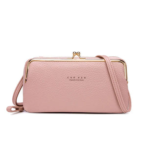 Matte Leather Crossbody Bag Women Shoulder Messenger Handbag Lady Purse