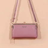 Matte Leather Crossbody Bag Women Shoulder Messenger Handbag Lady Purse