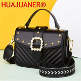 Luxury Diamond-Encrusted Leather Shoulder Bag