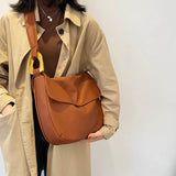 Soft Leather Shoulder Bag Retro Messenger Bag