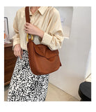 Soft Leather Shoulder Bag Retro Messenger Bag