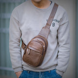 Men's Chest Bag Youth Crossbody Mini Shoulder Phone Bag