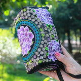 National Embroidery Women Small Handbags! Multi Floral Embroidered