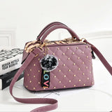 Small Square Diamond Messenger Bag for Women