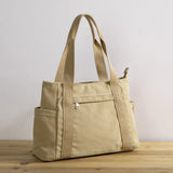 Large Capacity Canvas Bag One Shoulder Retro Casual Canvas Handbag