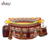 Tassel Woven Shoulder Bag Ethnic Messenger Bag