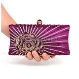 Rhinestones Bridal Purses Wedding Prom Clutch Evening Bag