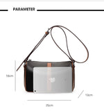 Patchwork Leather Women Shoulder Crossbody Bag Cowhide Handbag Purse