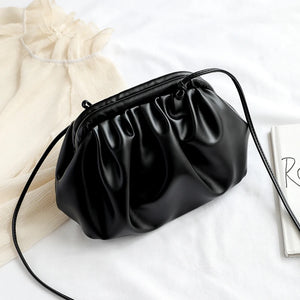 Pleated Shoulder Bag Shopper Messenger Handbag Party Bags for Women