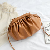 Pleated Shoulder Bag Shopper Messenger Handbag Party Bags for Women