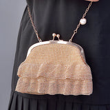 Rhinestone Dinner Party Wedding Clutch Bag Retro Handbag