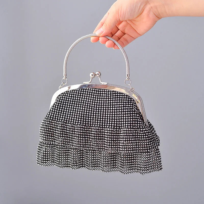 Rhinestone Dinner Party Wedding Clutch Bag Retro Handbag