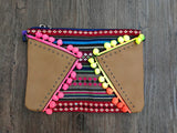 Bohemian Rivet Chain Crossbody Bag Tassel Clutch