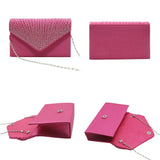 Women's Clutch Bag Party Wedding Envelope Handbag Portable Purse