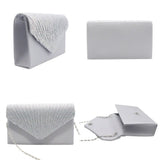 Women's Clutch Bag Party Wedding Envelope Handbag Portable Purse