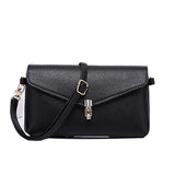 Female PU Shoulder Bag Lock Clasp Ladies Clutch Envelope Handbag
