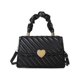 Shoulder Bag Women Indentation Retro Texture Small Square Bag Messenger Handbag