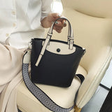 Large-capacity bucket bag for women