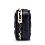 Square Makeup Organizer with Mirror, Travel Makeup Bag