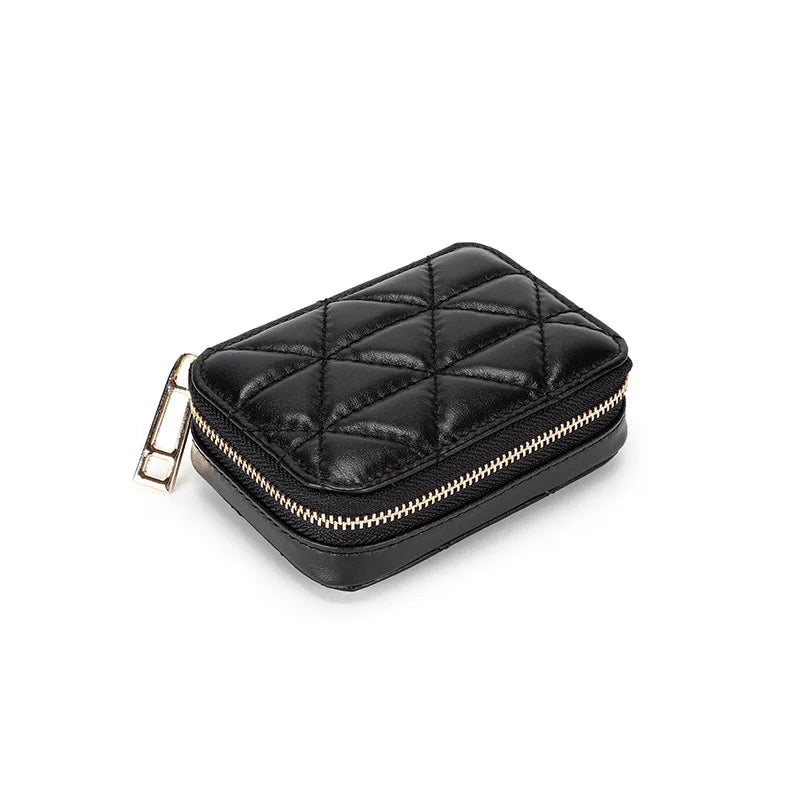 Square Makeup Organizer with Mirror, Travel Makeup Bag
