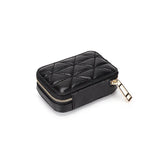Square Makeup Organizer with Mirror, Travel Makeup Bag