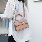Autumn Textured Shoulder Bag Women Messenger Handbag