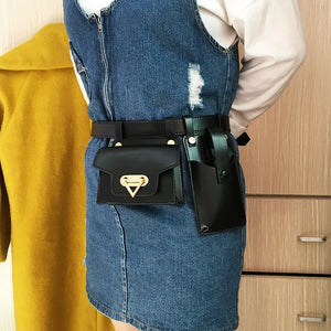 Women's Dual-Use Waist Bag and Cross Body Chest Bag
