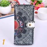 Ethnic Soft Leather Wallet Long Section Unisex Money Bag Purse