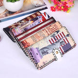 Ethnic Soft Leather Wallet Men Women Long Section Money Bag Purse