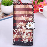 Ethnic Soft Leather Wallet Men Women Long Section Money Bag Purse