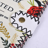 Ethnic Soft Leather Wallet Long Section Unisex Money Bag Purse