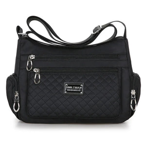 Waterproof Nylon Women's Messenger Bag Vintage Purse Handbag