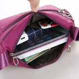 Waterproof Nylon Women's Messenger Bag Vintage Purse Handbag