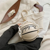 Creative Small Round Bag Women's Bag Basketball Bag