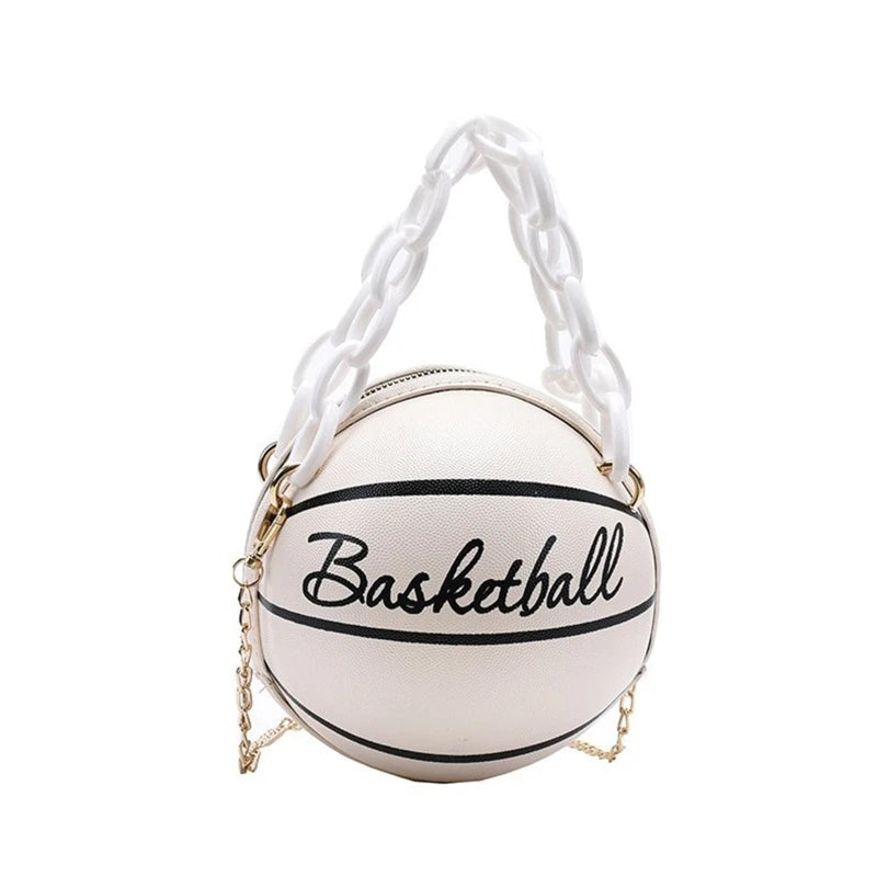 Creative Small Round Bag Women's Bag Basketball Bag