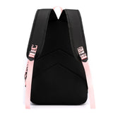 Teenager Girls Canvas Backpack School Bag Tassel Chain decoration