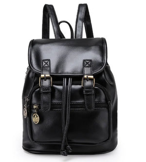 Vintage Women's PU Shoulder Bag Small Lady Schoolbag