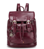 Vintage Women's PU Shoulder Bag Small Lady Schoolbag