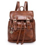 Vintage Women's PU Shoulder Bag Small Lady Schoolbag