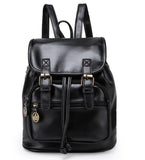 Vintage Women's PU Shoulder Bag Small Lady Schoolbag